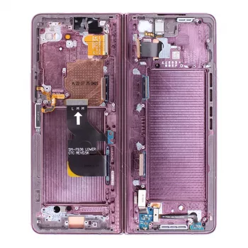 Galaxy Z Fold4 LCD - Touch - priekinis dangtelis Burgundijos spalvos