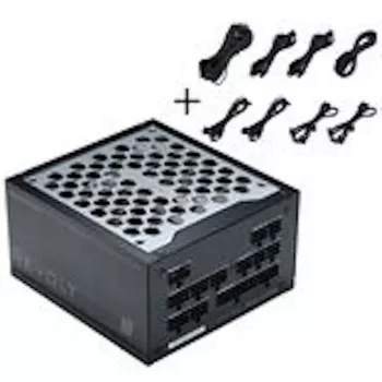 Phanteks Revolt 1000W Platinum Bundle, maitinimo blokas su kabelių rinkiniu - juoda