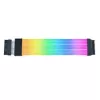 Lian Li Visual Upgrade Kit Strimer Wireless 24 kontaktų RGB pagrindinės plokštės kabelis, valdiklis + 12V-2x6 GPU kabelis Wide ir 8.8 universalus ekranas - baltas