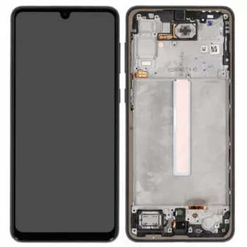 SM-A336B Galaxy A33 5G LCD - jutiklinis ekranas - priekinis dangtelis Awesome Black
