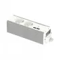 SCHNEIDER ELECTRIC UNICA SYSTEM+ MODULINIS BLOKAS 2XSCHUKO+USBA/C BALTA/PILKA