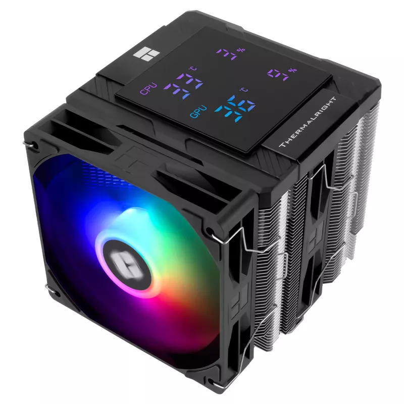 THERMALRIGHT Peerless Assassin 120 Digital Black ARGB procesoriaus aušintuvas