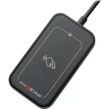RF IDeas WaveID Plus su Mifare Secure Black klaviatūros emuliacija USB