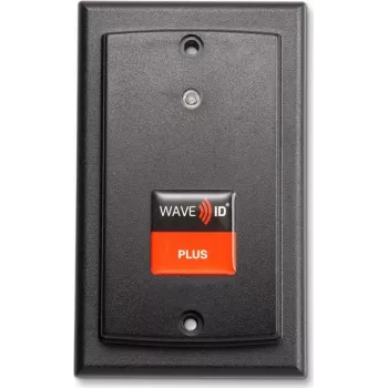 RF IDeas WAVE ID Plus SDK su iCLASS SE ir Seos paviršiaus montavimo juodas USB skaitytuvas