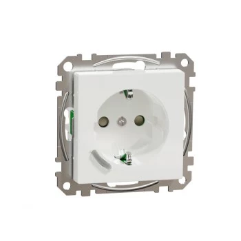 SCHNEIDER ELECTRIC 1 VIETOS ROZETĖ EXXACT 1S/16A/IP20 ĮLEIDŽIAMA BALTA