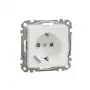 SCHNEIDER ELECTRIC 1 VIETOS ROZETĖ EXXACT 1S/16A/IP20 ĮLEIDŽIAMA BALTA