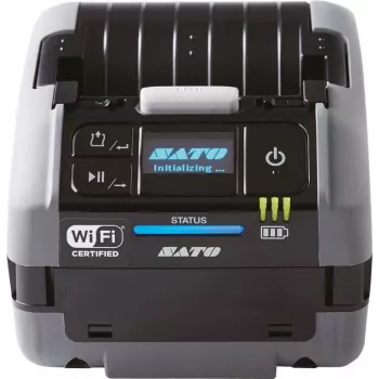 SATO PW208NX 203 dpi su baterija, USB, Bluetooth, dozatoriumi, veikimas su bekliūčių laikmenomis - etikečių spausdintuvas - 203 dpi