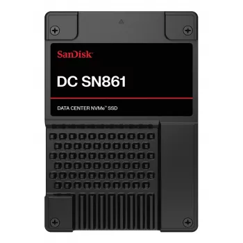 SSD|SANDISK|DC SN861|1920 GB|PCI Express 5.0|NVMe Taip|Įrašymo greitis 3600 MB/s|Skaitymo greitis 13700 MB/s|U.2|MTBF 2500000 h|WUS6BA119PSP9X30TS2525