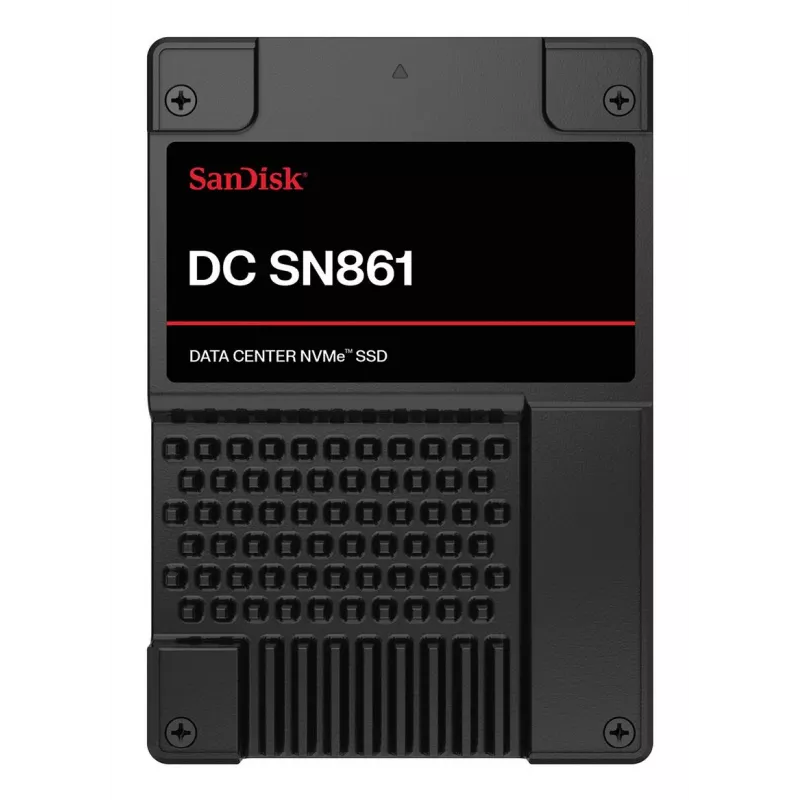 SSD|SANDISK|DC SN861|1920 GB|PCI Express 5.0|NVMe Taip|Įrašymo greitis 3600 MB/s|Skaitymo greitis 13700 MB/s|U.2|MTBF 2500000 h|WUS6BA119PSP9X30TS2525