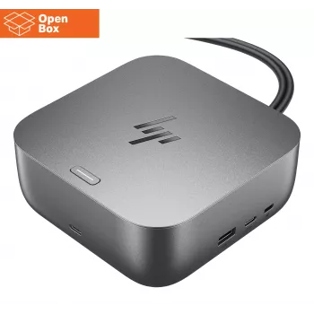 HP Thunderbolt 4 Ultra Dock - OPENBOX - G6 280W su kombinuotu kabeliu - 5x USB-A, 2x USB-C, 1x USB-C Thunderbolt 4, 2x DisplayPort, 1x HDMI, 1x RJ-45, Meteor sidabrinis, 3 metai