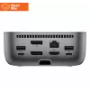 HP Thunderbolt 4 Ultra Dock - OPENBOX - G6 280W su kombinuotu kabeliu - 5x USB-A, 2x USB-C, 1x USB-C Thunderbolt 4, 2x DisplayPort, 1x HDMI, 1x RJ-45, Meteor sidabrinis, 3 metai