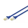 DIGITUS komutacinis kabelis - CAT6a - S/FTP - Snagless - Cu - 3m - mėlynas