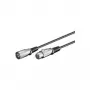 Microconnect XLRMF2 garso kabelis 2 m XLR (3 kontaktų) juodas