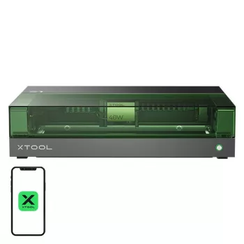 2-in-1 lazerinė graviravimo mašina xTool S1 40W Basic (juoda)