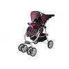 2-in-1 vežimėlis su krepšiu ir lopšiu Black-Pink 7706 Lean Toys
