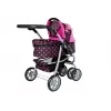 2-in-1 vežimėlis su krepšiu ir lopšiu Black-Pink 7706 Lean Toys