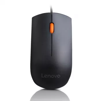 Laidinė USB, abiem rankoms tinkama pelė Lenovo GX30M41577 optinė, USB jungtis, abiem rankoms tinkamas dizainas