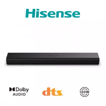 Hisense HS1000 Soundbar 2.0 kanalų 60W Bluetooth HDMI ARC USB AUX Optinis Juodas