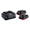 METABO 18V 4.0Ah LiHD Xtreme akumuliatorius 2 vnt. + ASC 290 įkroviklis