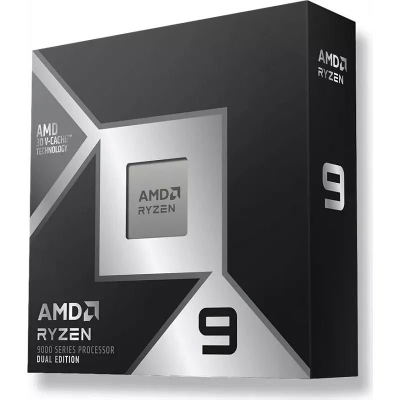 AMD Ryzen 9 9950X3D2 Tray 16 branduolių 32 gijų 5.6GHz 208MB AM5 procesorius su Radeon Graphics
