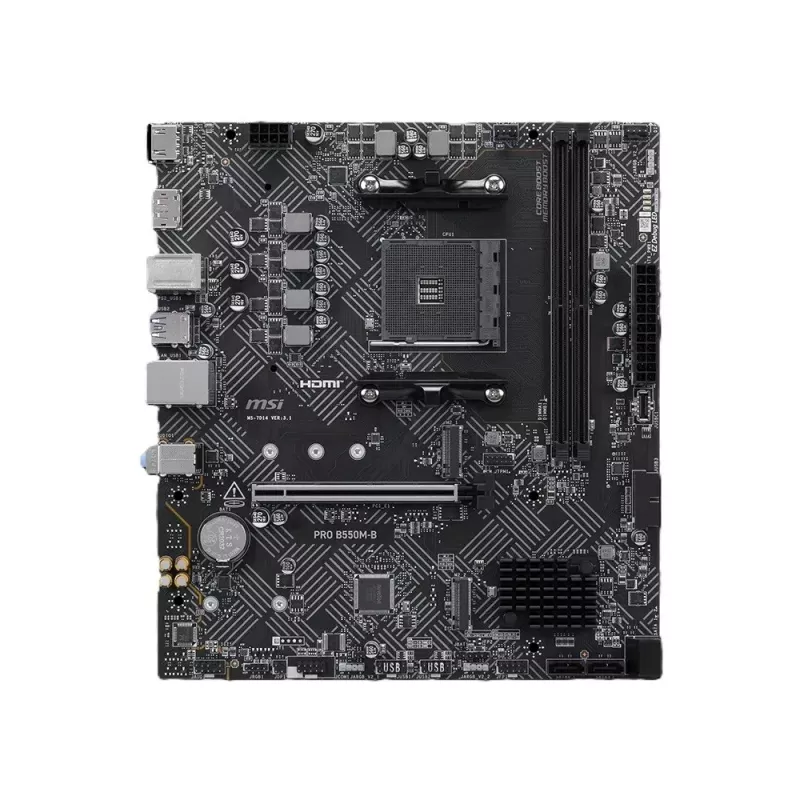 MSI PRO B550M-B pagrindinė plokštė AMD AM4 Micro-ATX