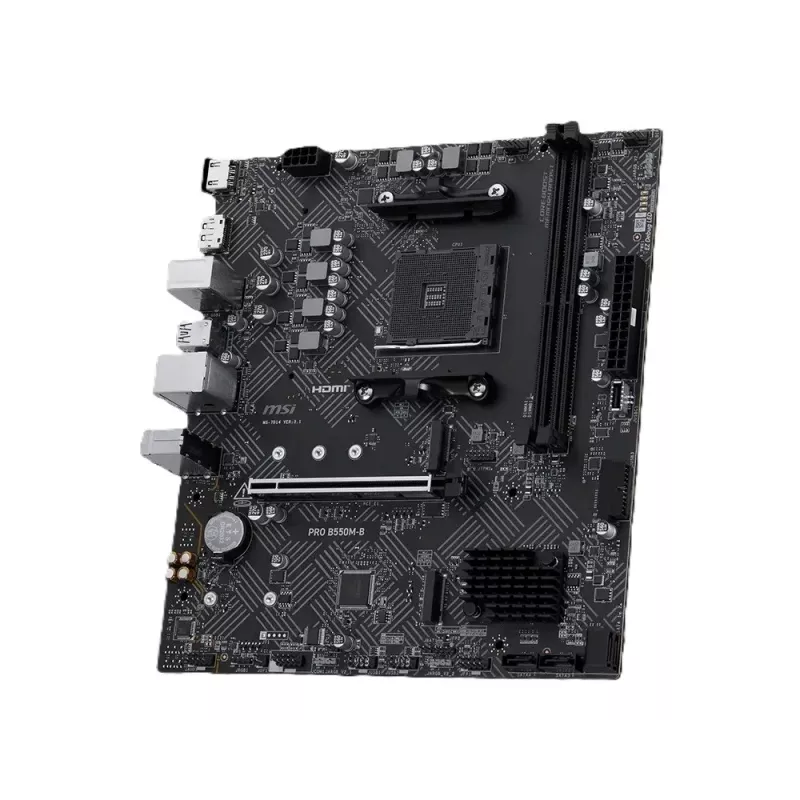MSI PRO B550M-B pagrindinė plokštė AMD AM4 Micro-ATX