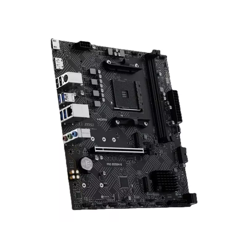MSI PRO B550M-B pagrindinė plokštė AMD AM4 Micro-ATX