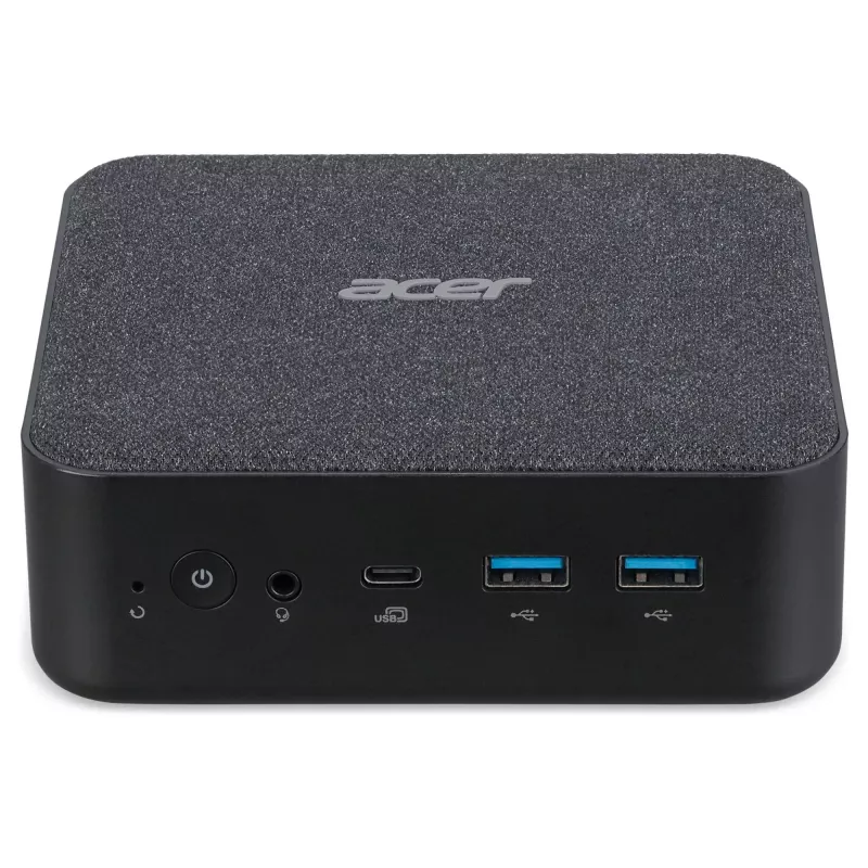 Acer Revo Box RB102-BARR Barebone Mini-PC, Ryzen 5 7430U, 16GB RAM, 512GB SSD, Radeon Graphics, Wi-Fi 6E, Bluetooth, 1GbE, 2.5GbE, Windows 11 Home, Black