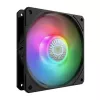 Cooler Master MasterFan MF120 Lite ARGB 120mm PWM korpuso ventiliatorius, 650-1750 RPM, 47,2 CFM, juodas