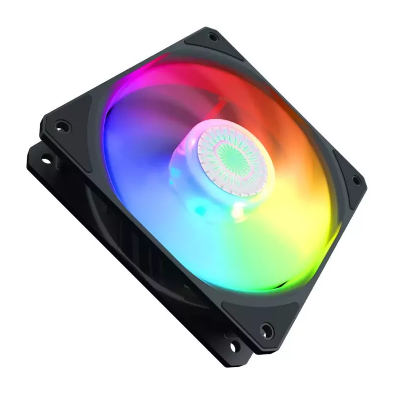 Cooler Master MasterFan MF120 Lite ARGB 120mm PWM korpuso ventiliatorius, 650-1750 RPM, 47,2 CFM, juodas