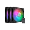 Cooler Master MasterFan 120 Lite ARGB 3 rinkinys - korpuso ventiliatorius - 30 dBA