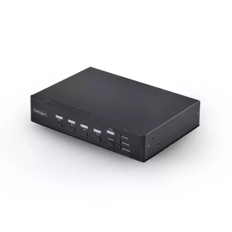 StarTech.com 4 prievadų DVI-I KVM jungiklis su garsu ir USB 2.0 šakotuvu