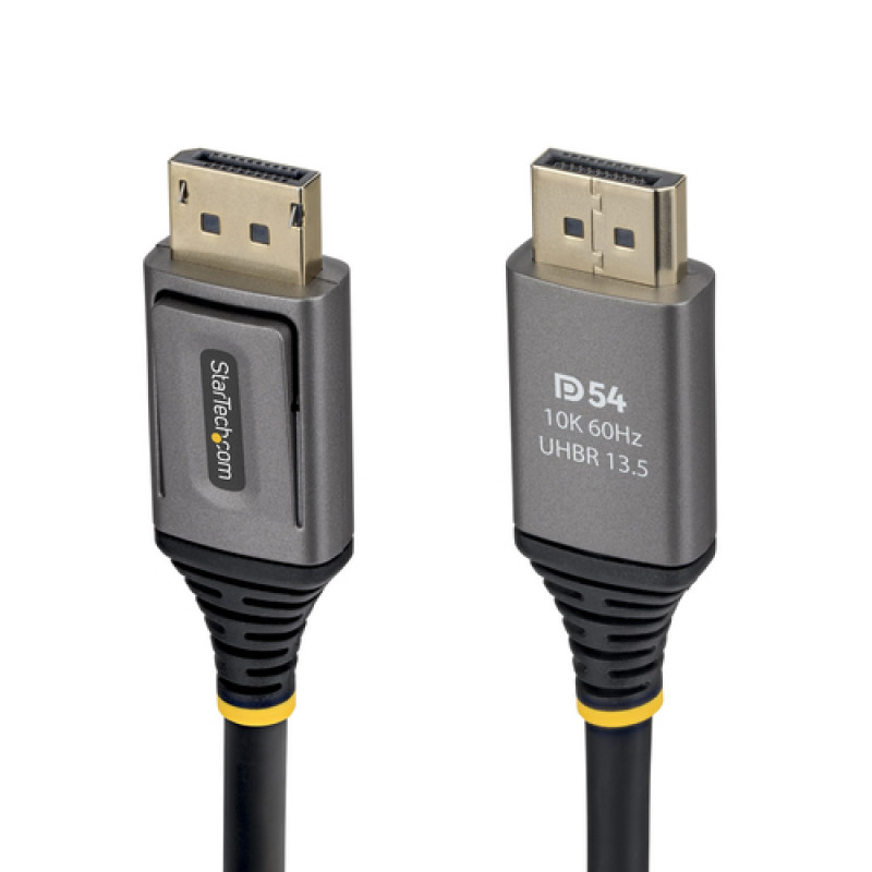 StarTech.com 2m DisplayPort 2.1 laidas - DP54 sertifikuotas - juodas