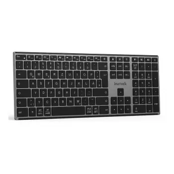INATECK Ergonomic Wireless Keyboard QWERTZ Grey