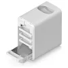 Ubiquiti UNAS-4-W 4-Bay NAS Server, White, 4GB RAM, 2.5GbE, 10GbE