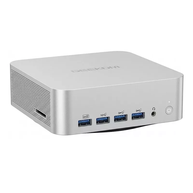 GEEKOM A7 MAX AMD Ryzen 9 7940HS 16GB DDR5 1TB PCIe Gen4 NVMe SSD Windows 11 Pro sidabrinis