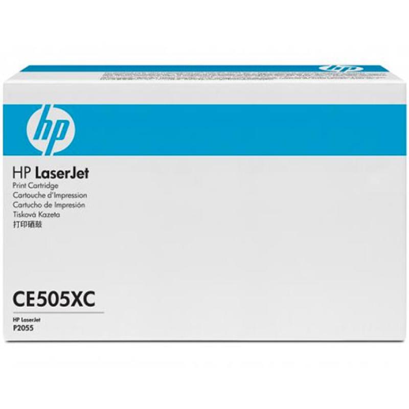 HP 05X CE505XC High Yield Black Toner Cartridge - Contract