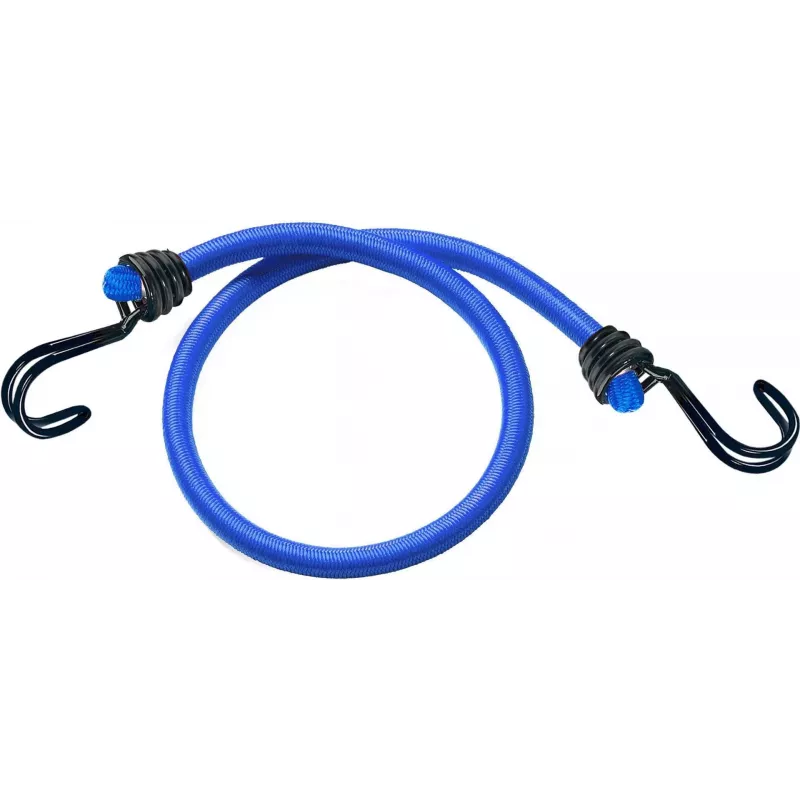Master Lock Twin Wire Bungee su atvirkštiniais kabliais 3017EURDAT (2 vnt. pakuotė, 1 m, juoda)