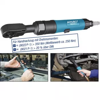 HAZET 9022P-1 Pneumatinis veržliaraktis - 1/4 colio - 678 Nm - Juodas/Mėlynas
