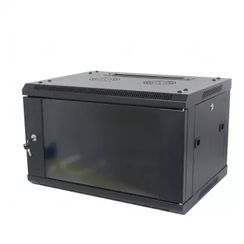 ALLNET SMA-Series 19 inch sieninis korpusas 9U 1-dalis 600mm gylio juodas plokščias paketas