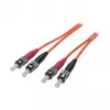 EFB-Elektronik Duplex jungiamasis laidas ST-ST OM2 3m LSZH 3mm oranžinis