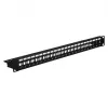 EFB paskirstymo skydas 19 inch 1U 24 prievadų ekranuotas Cat.6A juodas RAL9005