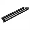 EFB paskirstymo skydas 19 inch 1U 24 prievadų ekranuotas Cat.6A juodas RAL9005