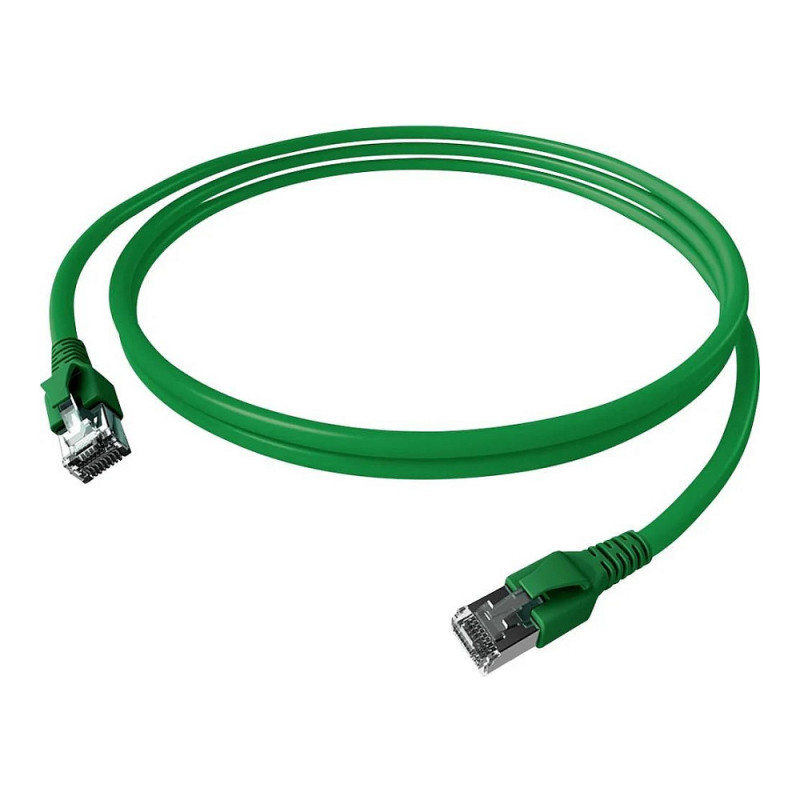 EASYLAN FlexBoot Patch Cable CAT 6a S/FTP 2m Green