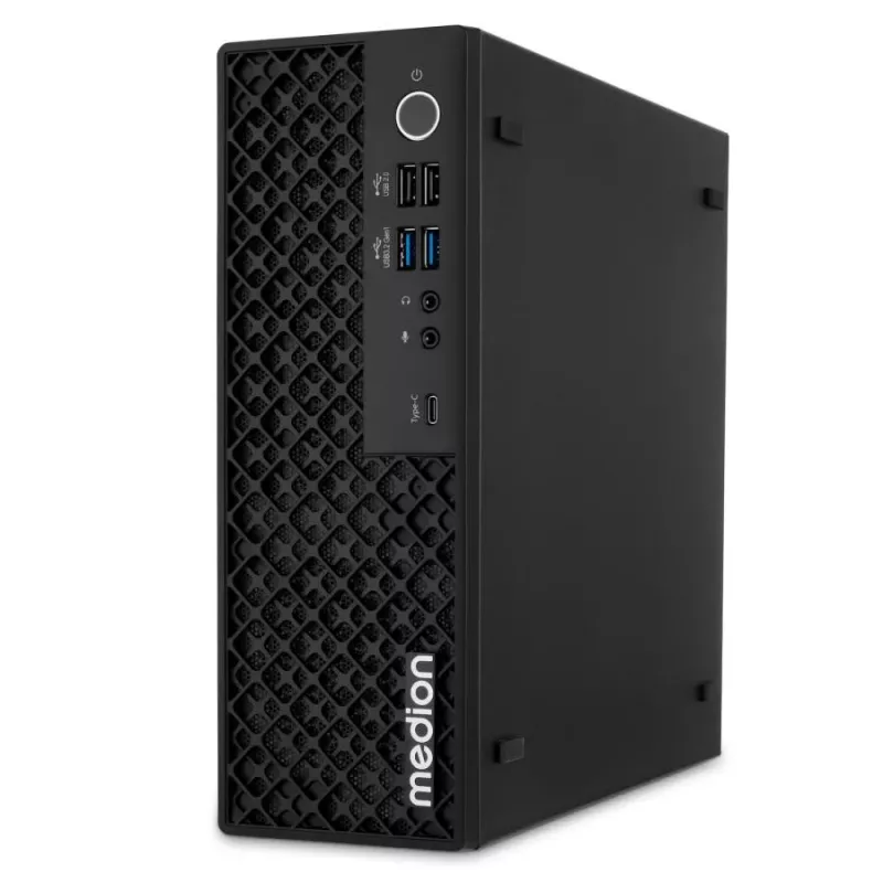 MEDION Picoworx T80 III Mini PC, Intel Core Ultra 7 258V, 32 GB RAM, 1 TB SSD, Windows 11 Pro, juoda