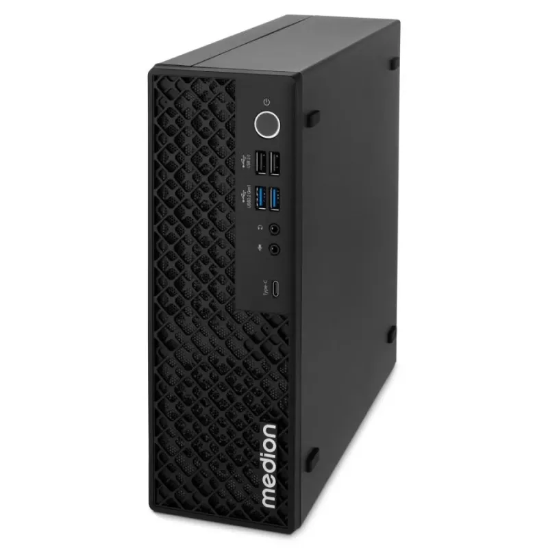MEDION Picoworx T80 III Mini PC, Intel Core Ultra 7 258V, 32 GB RAM, 1 TB SSD, Windows 11 Pro, juoda