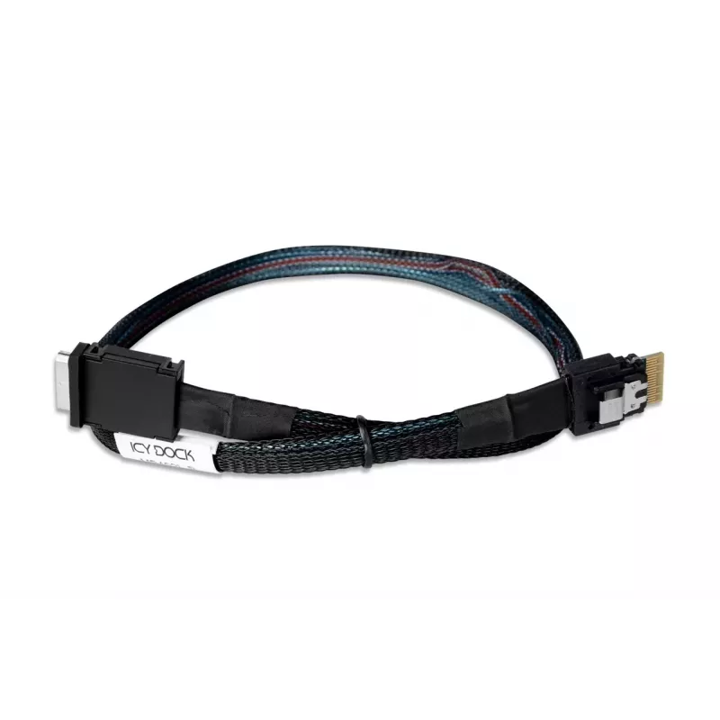 IcyBox IcyDock SlimSAS 4i į OCuLink 4i laidas, PCIe 4.0, 0,5 m