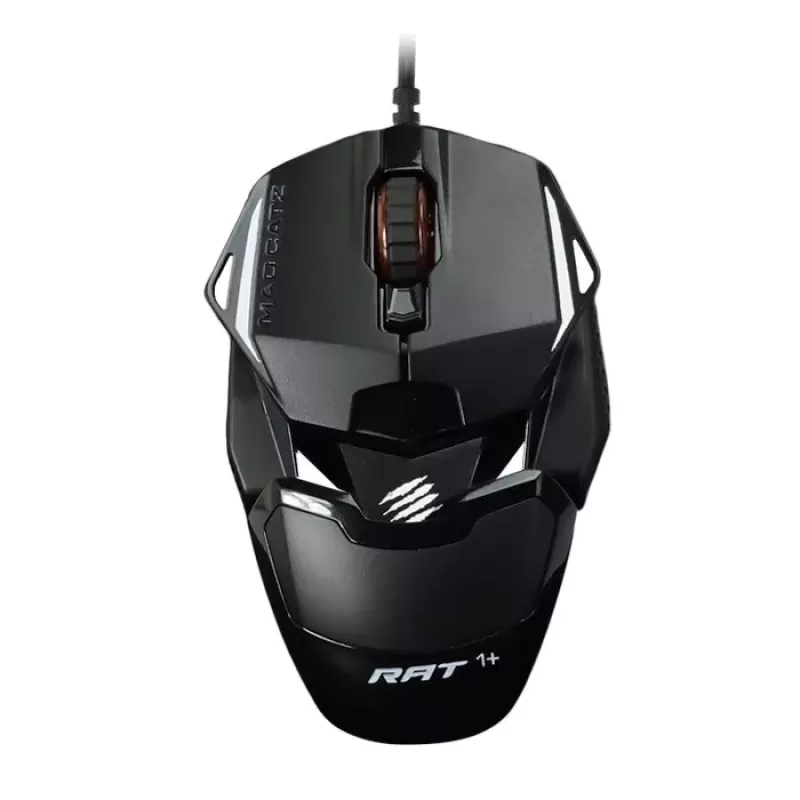 Mad Catz THE AUTHENTIC R.A.T. 1+ Gaming Mouse (MR01MCINBL000-0) - Juoda/Raudona