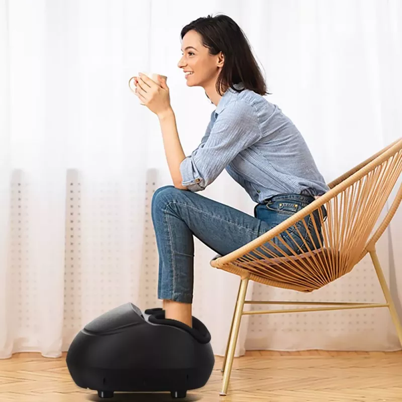 RENPHO Shiatsu pėdų masažuoklis nuo padų fascito, juodas
