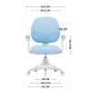MARK ADLER Junior 3.1 Blue Swivel Chair